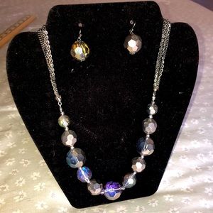Vera wang earrings and necklace set